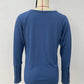 Button V-neck Versatile Long-sleeved T-shirt