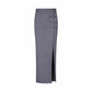 Chinese Style Traditional Halter Spaghetti Straps Vest Slit Skirt Suit