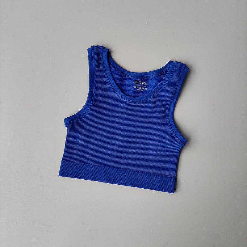Seamless Single-layer Sports I-shaped Vest Women's Quick-drying Running