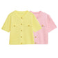 Short-sleeved Knitted Top Mini Skirt Suit