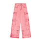 Autumn Street Hipster Women's Overalls Cotton Jeans Casual Pants