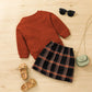Ensemble jupe et pull tendance pour fille