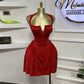 Square Collar Breasted Decorative High Waist Hip Skirt Skirt