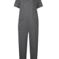 Women's Multi-color Side Slit Pocket Design Solid Color Loose Jumpsuit