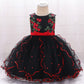 Robe de princesse à nœud papillon pour enfants