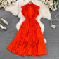 Ladies Fashion Personality Pleated Dress