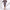 Plus Size Striped Commuter Sheath Round Neck Design Sense Dress