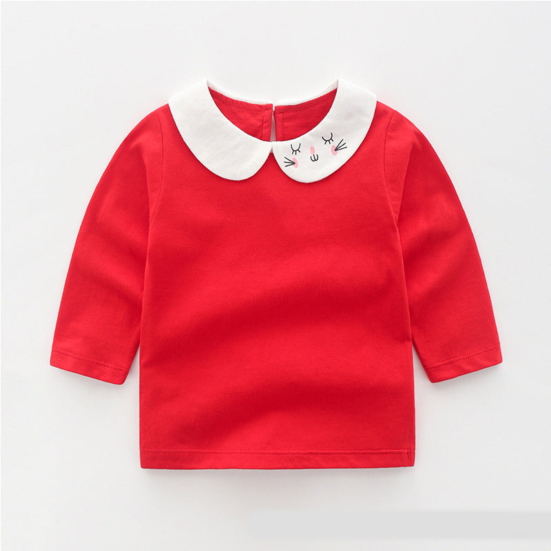 T-shirt à manches longues en coton pour bébé