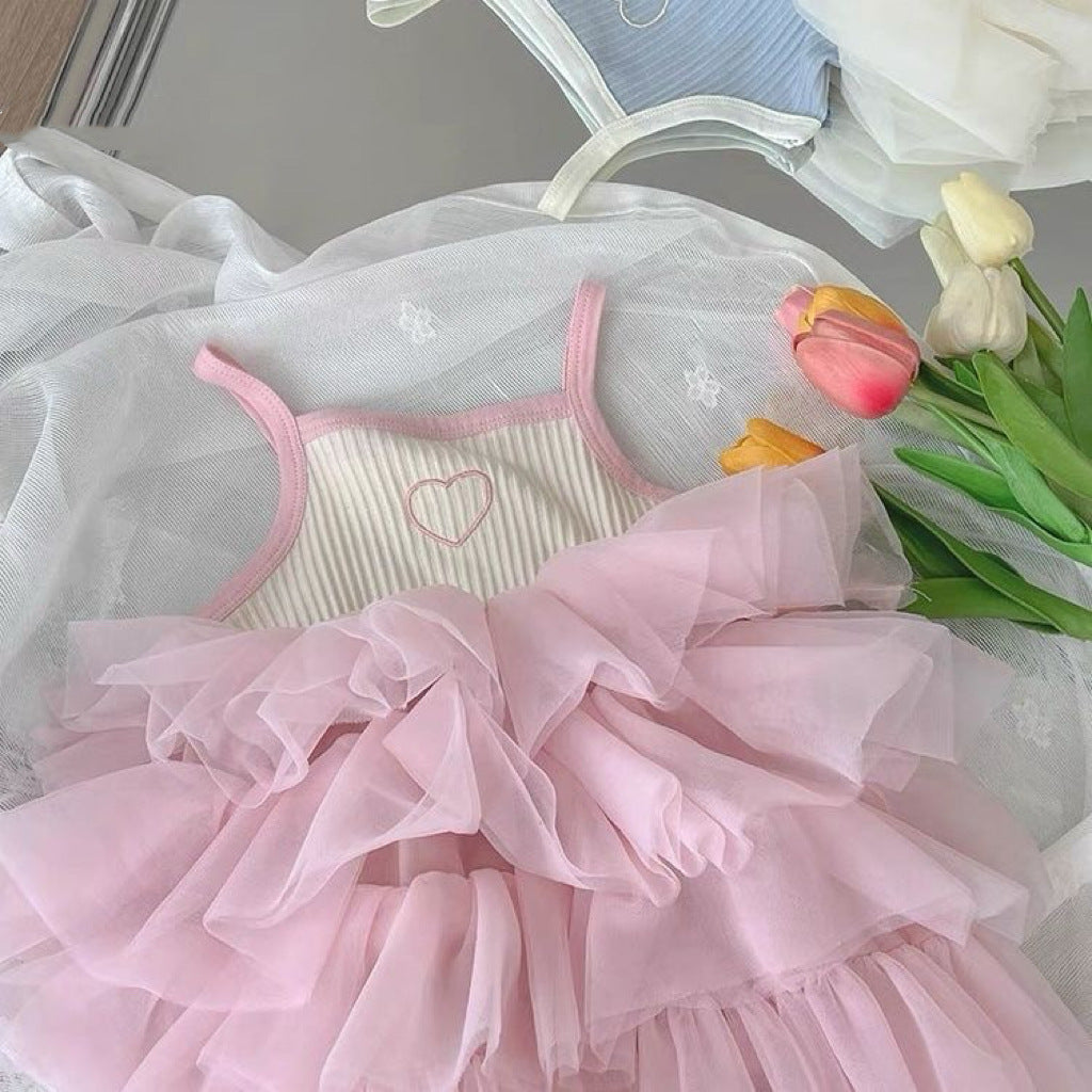 Girl's New Fashionable Baby Cake Dress