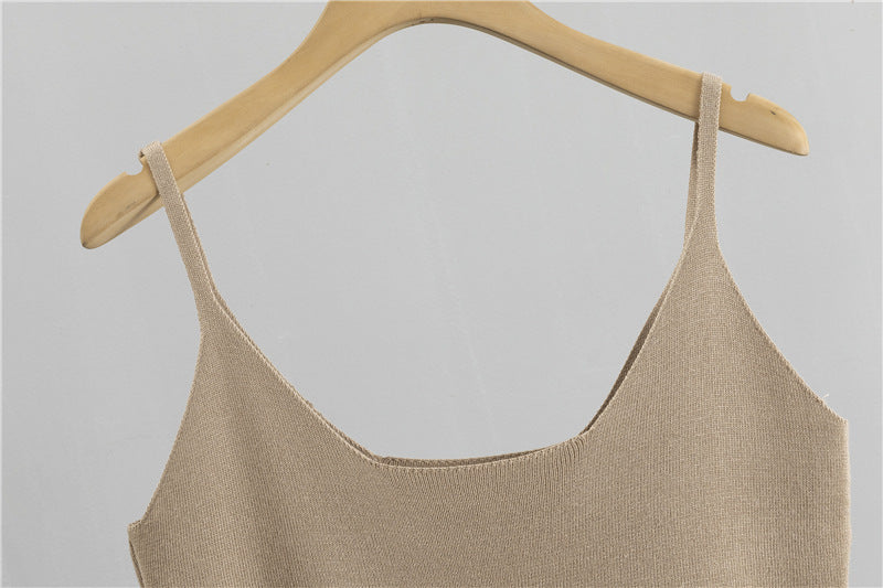 Veste cardigan ample et décontractée pour femme, pantalon large à bretelles