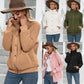 Veste cardigan en peluche d'agneau Veste en peluche double face Manteau Haut