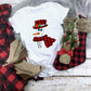 Women's Christmas Movie Print Crew Neck T-shirt