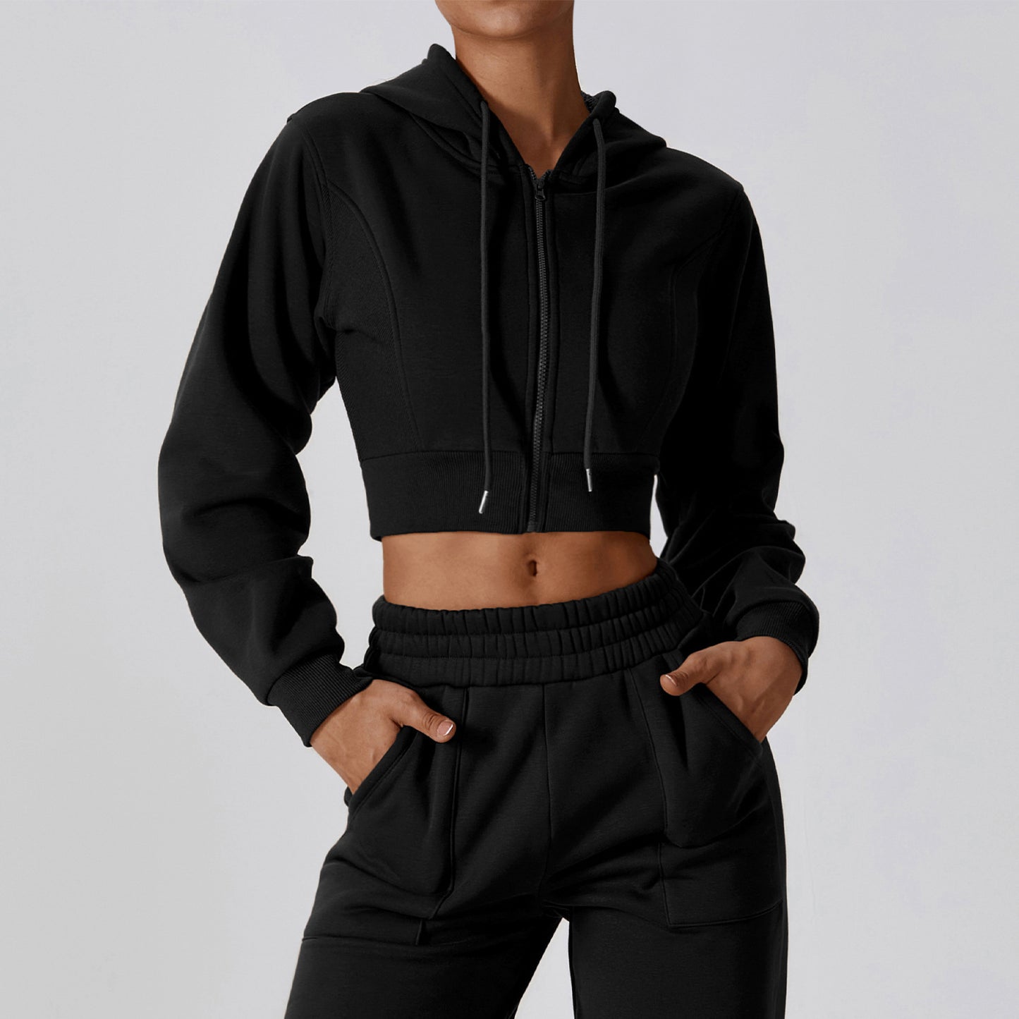 Loose Long Sleeve Sweatershirt Coat For Women