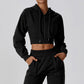 Loose Long Sleeve Sweatershirt Coat For Women