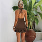 Off-the-shoulder Sexy Figure-hugging High-end Womens Skirt