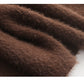 Mink Fleece Sweater Cardigan Fur Coat