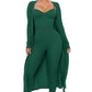 Women's Sling Jumpsuit Casual Loose Long Sleeve Jacket