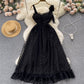 French Style Women's Fairy Mesh Tulle Skirt Slim Fit