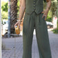 Women's Sleeveless Waistcoat Vest Casual Suit