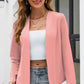 Slim-fit Long Sleeve Pure Color All-matching Collarless Cardigan Small Suit Coat Shawl