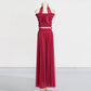 Design Tube Top High Waist Pleated Wide-leg Trousers