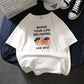 Korean style loose all-match cec half sleeve t-shirt