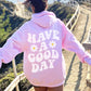 Spring And Autumn Men's Women's Hoodie Flower Print Casual Hoodie