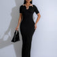 Women's Retro Slim Fit Sheath And Fitted Waist Slimming Dress