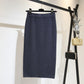 Jupe en tricot taille haute