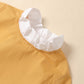 Fashion New Style Yellow Bow Girl's Western Dress