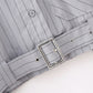 Women's Fashion Casual Striped Short Shirt