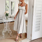 European And American Leisure Vacation Style Seaside Atmosphere Sling Dress