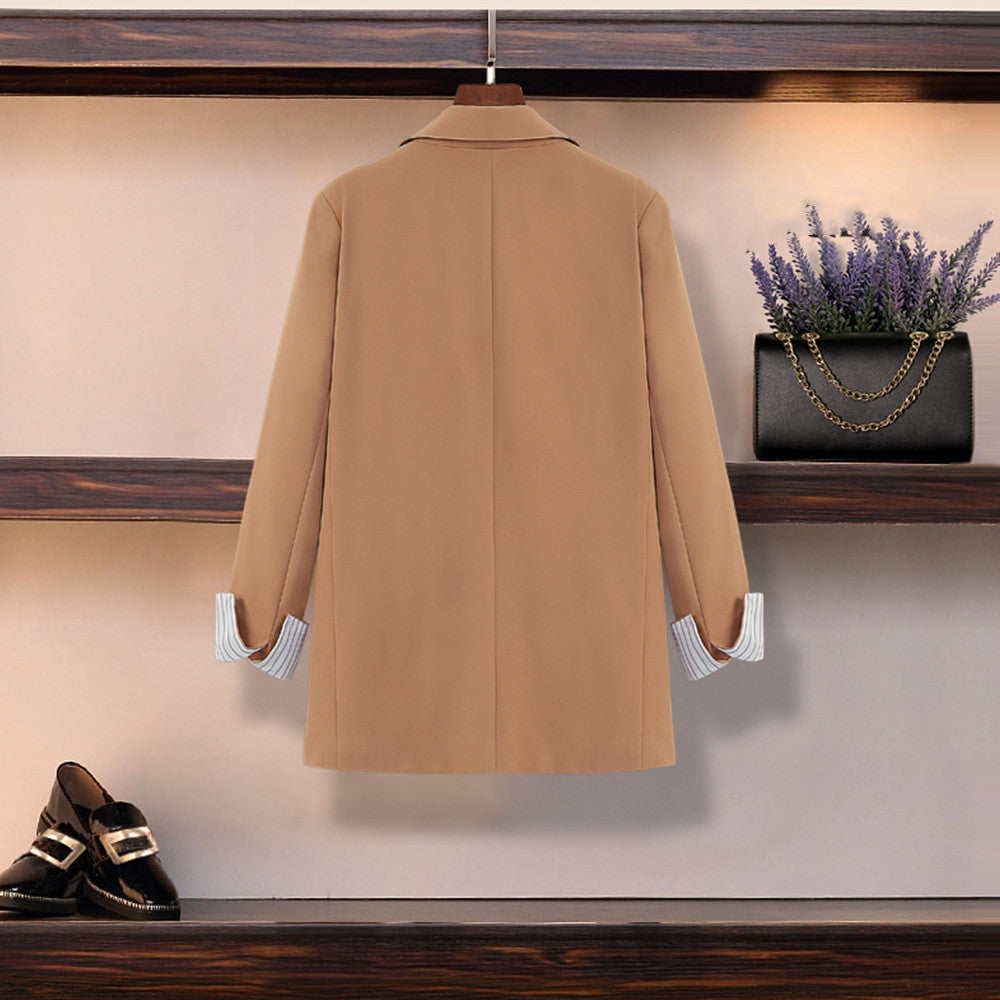 Oversized women's suit jacket