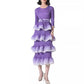 Women's Polyester Niche Exquisite Pleated Dress
