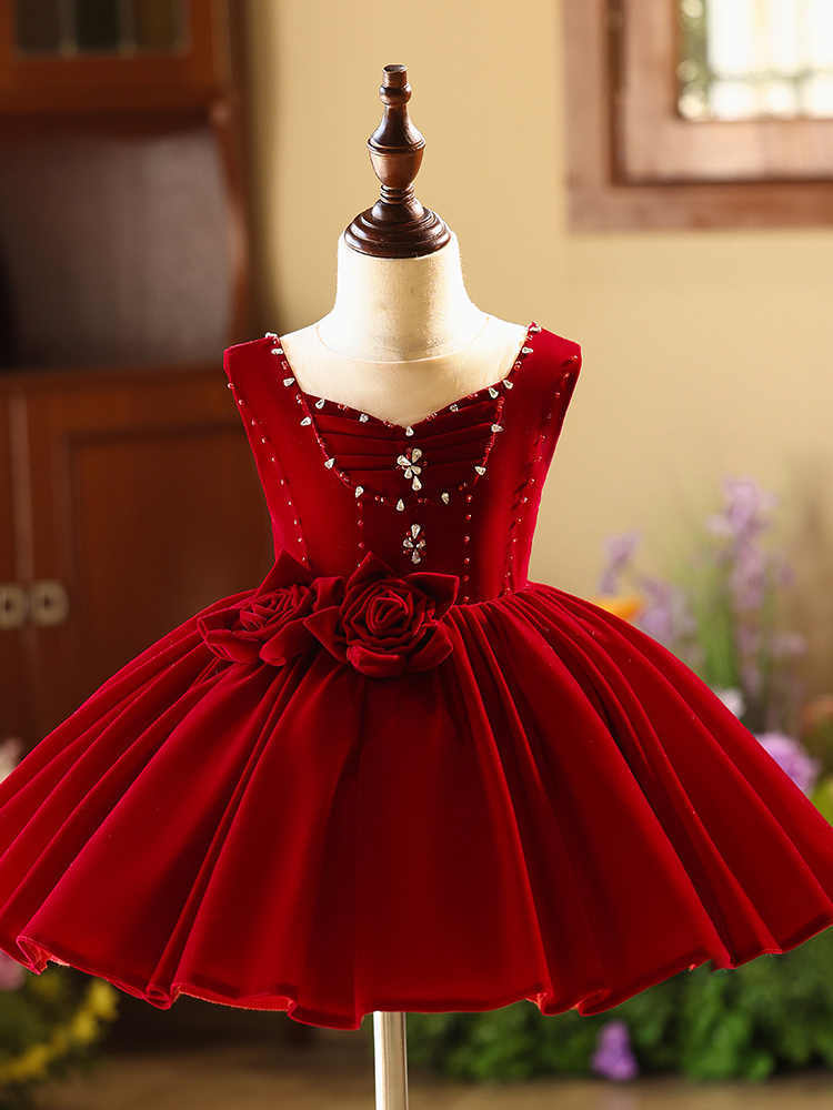 Girls' Piano Playing Dress Niche High-end