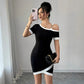 Black And White Chic Casual And Elegant Dress