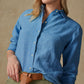 Women's Casual Solid Color Loose Long Sleeve Shirt