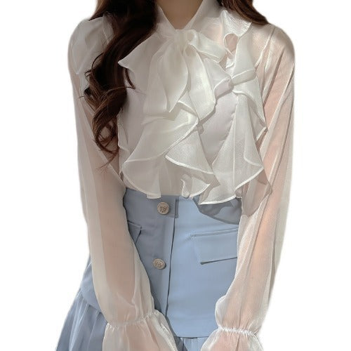 Professional Shirt Micro-through Women's Spring And Summer
