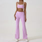 Spaghetti Strap Contrast Color Underwear Sling Yoga Clothes Tight Outdoor Sports Suit