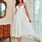 European And American Women's Clothing Multi-color Sling Swing Dress