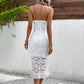 Women's Sling Lace Lace Cutout Backless Dress