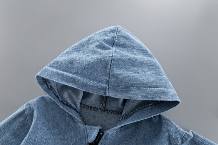 Ensemble trois pièces en denim pour enfants
