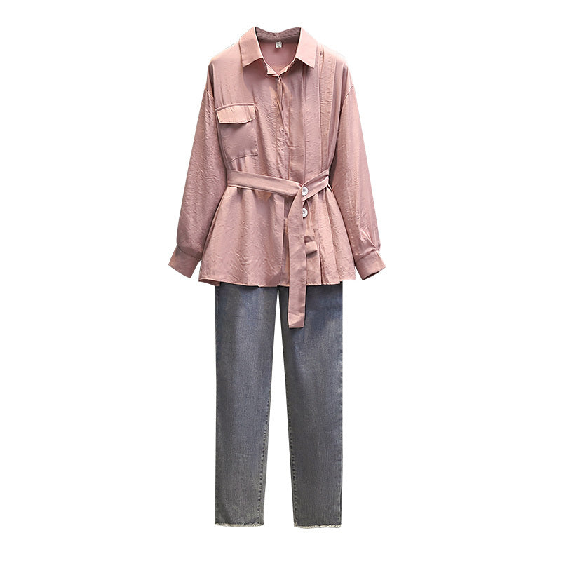 Large Women's New Fashion Slim Temperament Shirt