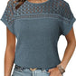 Women's Hollow Breathable All-match Short-sleeved T-shirt