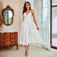 European And American Women's Clothing Multi-color Sling Swing Dress