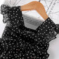 Chiffon Polka Dot Fashion Children's Princess Dress