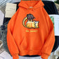 Pull à capuche à motif de personnalité créative
