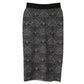 Vintage Knitting Skirt Hip-wrapped Straight Skirt Wool Knitting