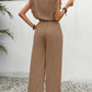 Elegant Exclusive Lace Trim Short Pants Set