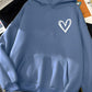 Nouveau pull à capuche simple et basique avec impression 3D numérique « Love » pour hommes et femmes, motif planète